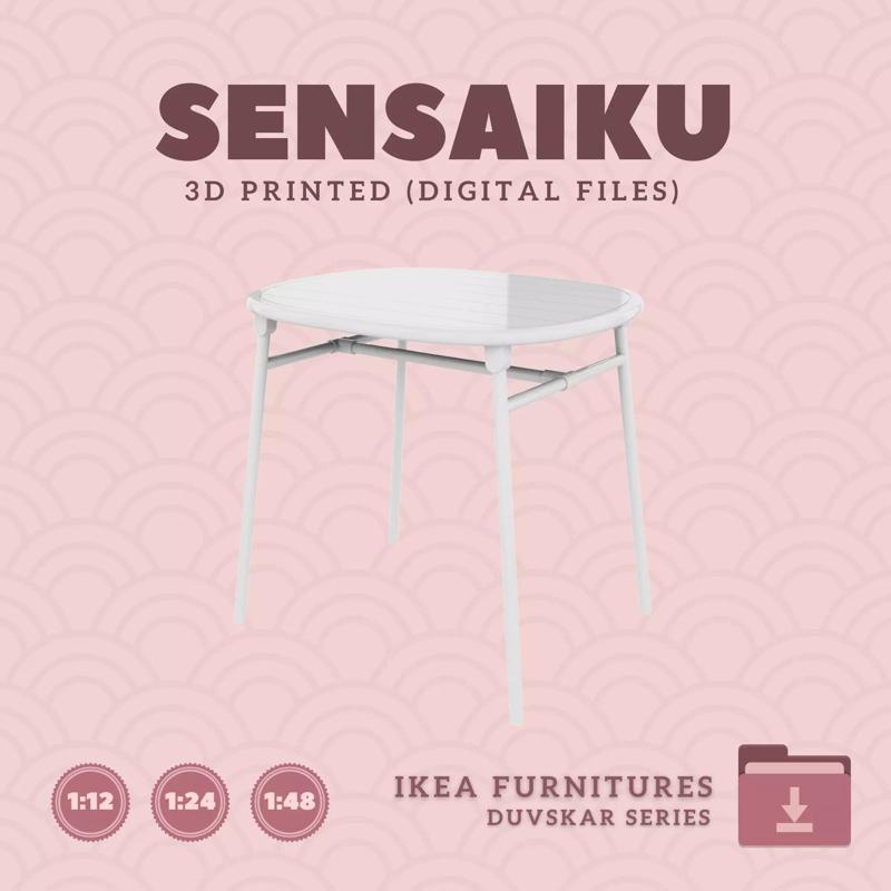 1 DUVSKAR Table for Miniature Dollhouse - IKEA - 3D Print