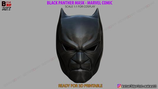Black Panther Mask - Helmet for cosplay - Marvel comics