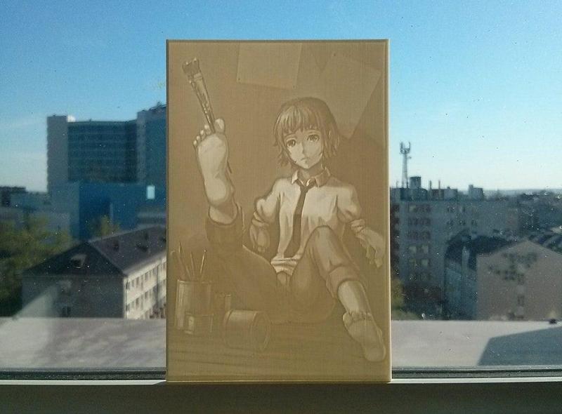 Rin Tezuka Lithophane