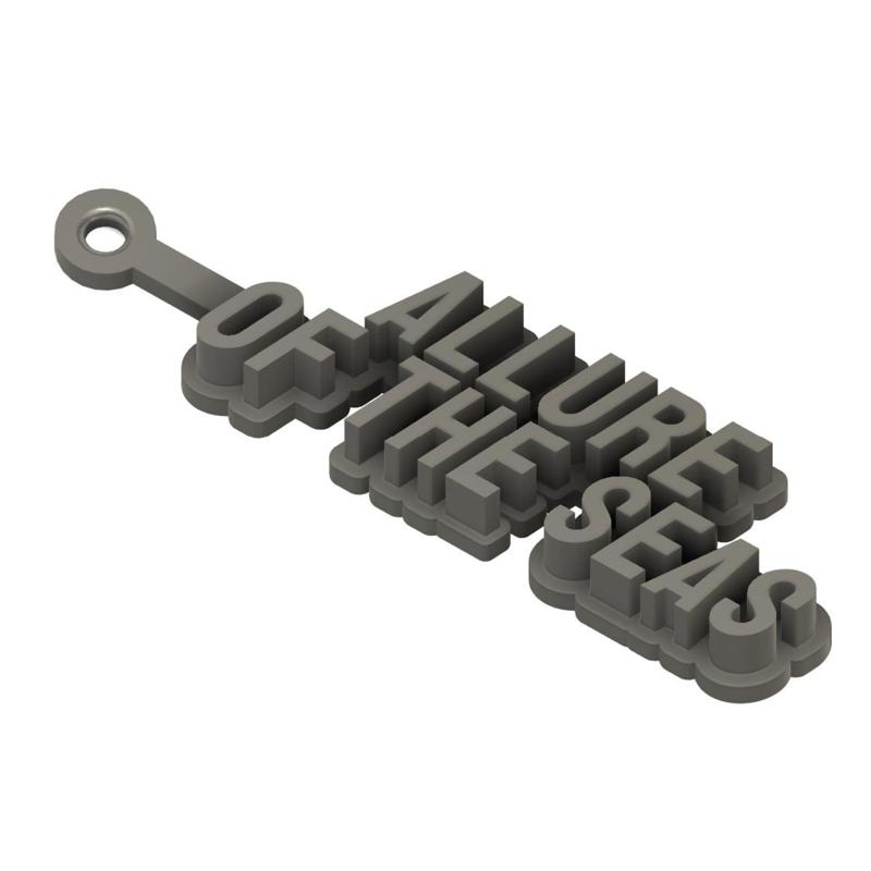 Royal Caribbean Allure of the Seas Keychain / Keyring