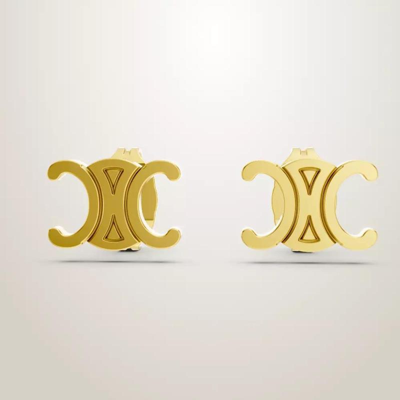 CELINE Triomphe Studs Earrings