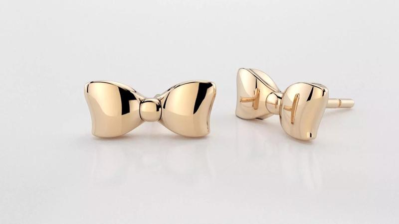Bow earring