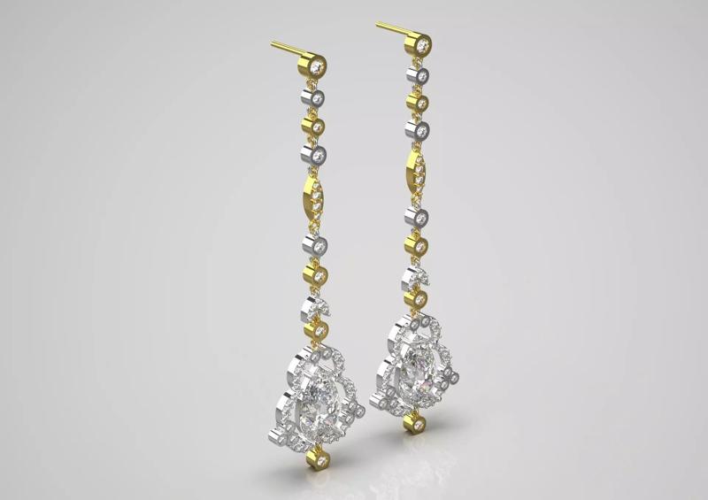 bride jewelry earring je0032