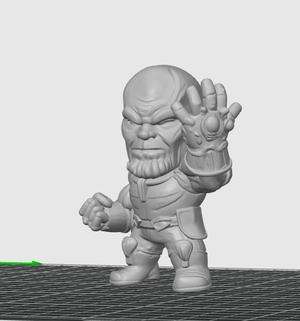 Cartoon Thanos – Pixar Style 3D Printable Figurine | Chibi Marvel Villain