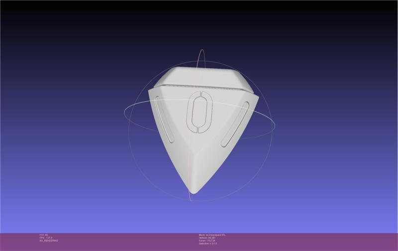 Evangelion Rei Unit 0 Backpack Printable Model