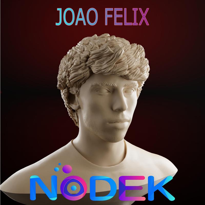 Bust of João Félix - The Jewel of Barcelona and Portugal