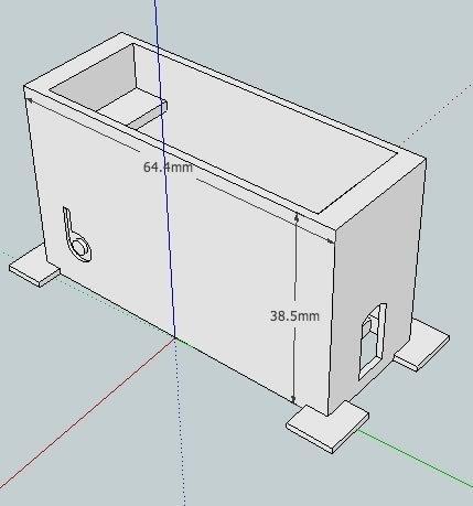  badBrick - Parallax Continuous Rotation Servo Brick Top Mount.