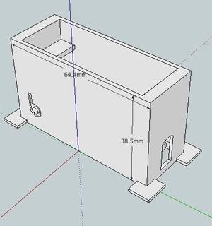  badBrick - Parallax Continuous Rotation Servo Brick Top Mount.