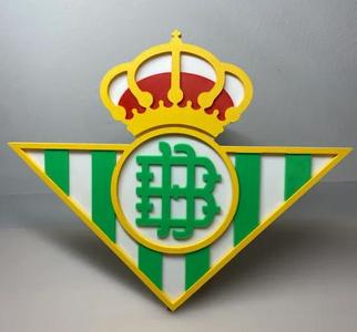 Embossed Real Betis Balompié shield