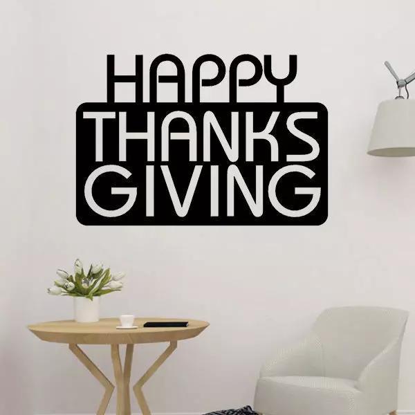 Happy Thanks Giving Letters Decoration