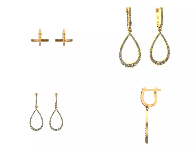 ELEGENT DIAMOND EAR RING