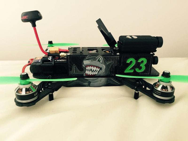 Frsky X8R foldable antennas holder