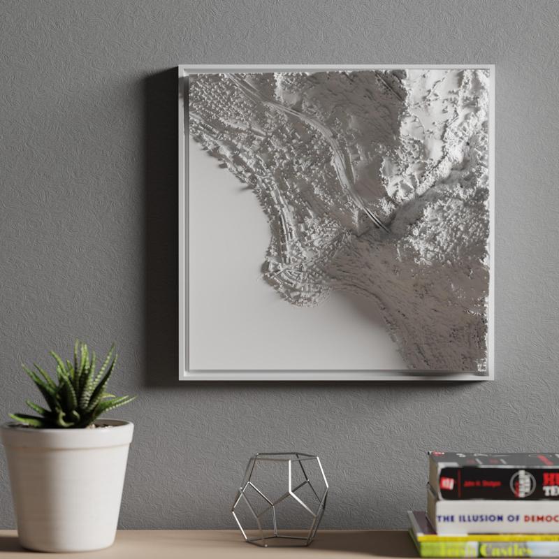 3d Model of Montreux, Switzerland