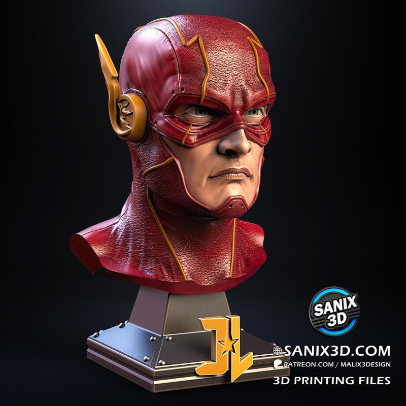 FLASH ( bust ) - 3D Printing Files