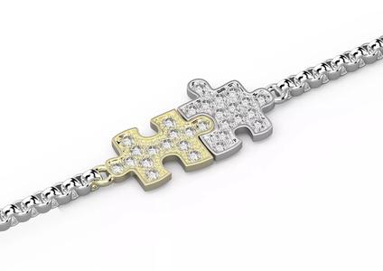100311 BR Puzzle pendant-necklace