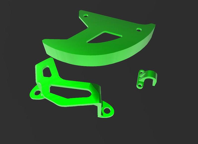 kawasaki kxf 250/450 motocross accessories kit