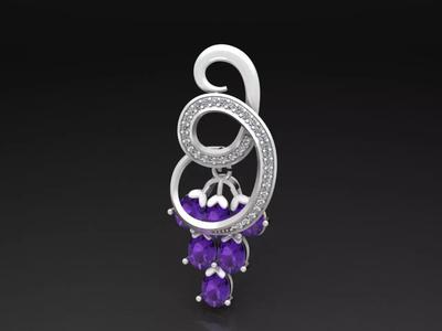 13-Grape necklace