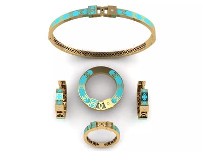 Branded enamel set