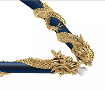 Dragon necklace 3D