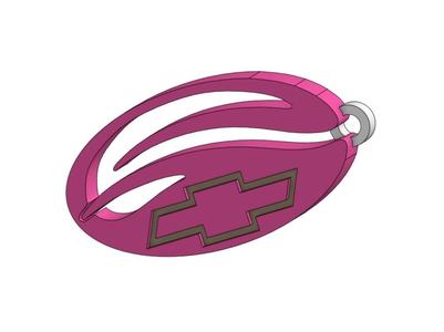 CHEVROLET MALIBU LOGO KEYCHAIN