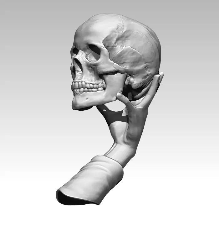 William Shakespeare Human Skull To be or Not