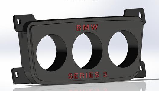 BMW 3 E90/E91/92/93 ASH TRAY GAUGE - 52mm/60mm/67mm