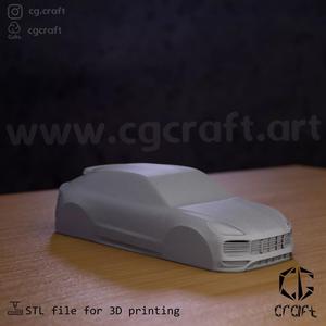 Porsche Cayenne turbo gt simplified decorative model v2