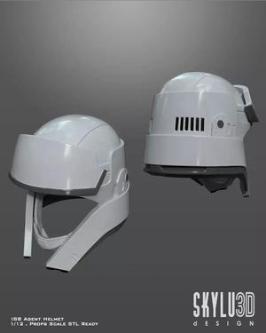 ISB Agent Helmet STL Files Bundle 3D print model