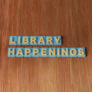3D Library Happenings Text STL File - 446