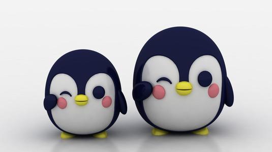Chibi Penguin Figurine  3d printable