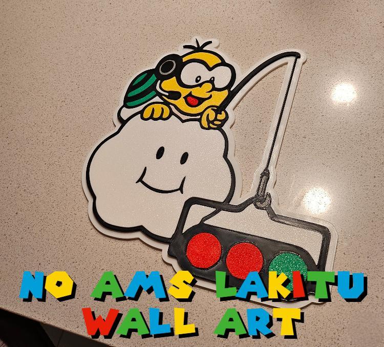 NO MMU Lakitu Puzzle / Wall art decor cutout