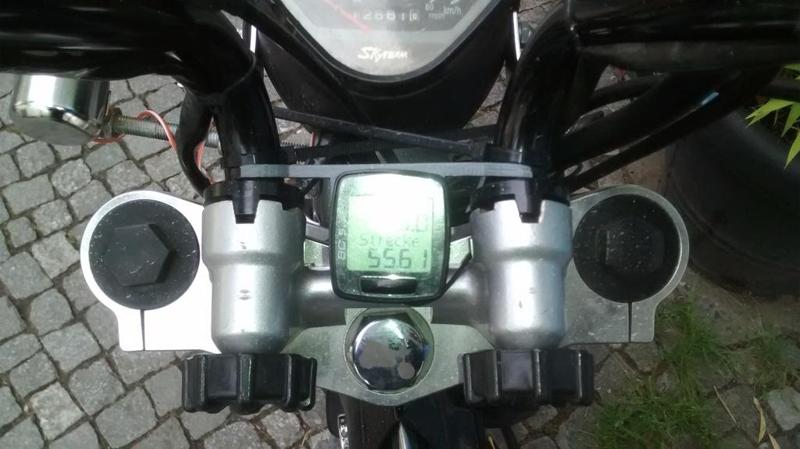 Holder for electronic tachometer on Honda DAX / Skyteam Skymax