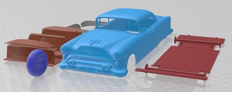 Oldsmobile 88 Super Holiday coupe 1954 Printable Car