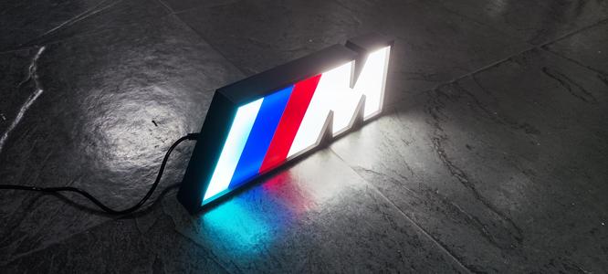 BMW M Badge Led Box for Desk