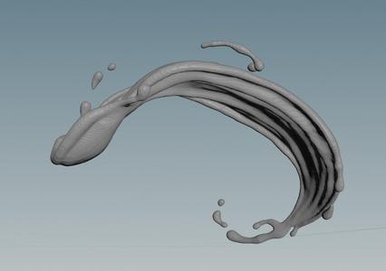 Water Splash Shape