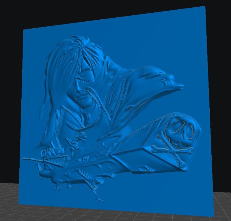 albator Captain Harlock image relief