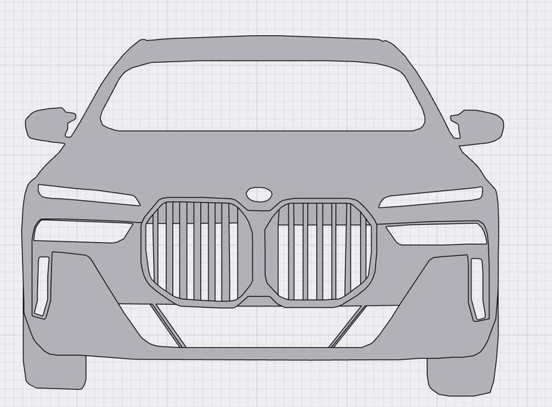 BMW 7 Series G70, i7 G70E key fob