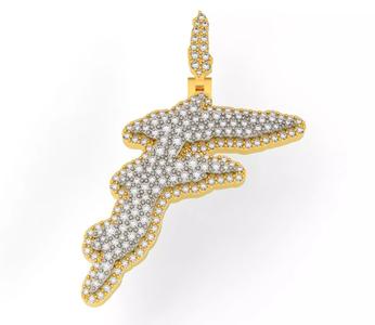 FLOWER SETTING LETTER F