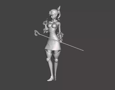 Deldry Holy Knight 3D Model