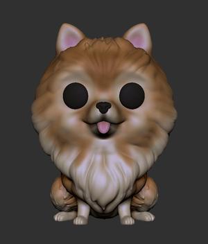 German Spitz Pomeranian Funko Pop dog
