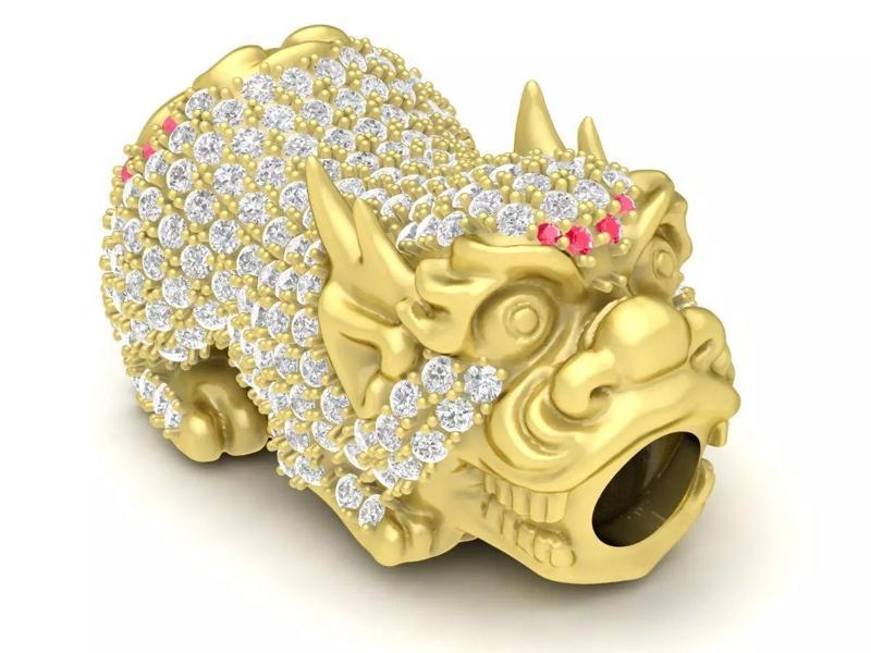 Lucky diamond Pixiu 3909