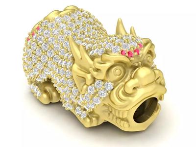 Lucky diamond Pixiu 3909