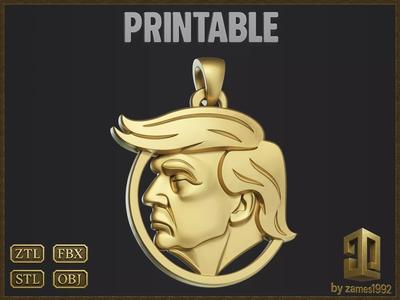 Printable Political Leader Pendant