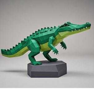 2271 Low Poly Crocodile - Full-Body 3D Model, pug, dachshund, poodle, cat, monkey, bear, beagle, crocodile, lion, fox, bull terrier, pomeranian, galgo, wolf, doberman pinscher, newfoundland, elephant, rooster, german shepherd