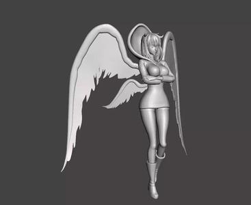 Sariel Girl Seven Deadly Sins 3D Model