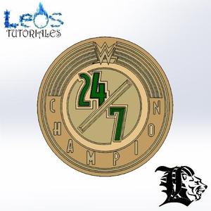 24/7 WWE Life Size Belt - LeosTutorials - Leosindustries