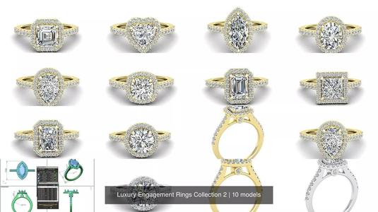 Luxury Engagement Rings all shapes Collection 2