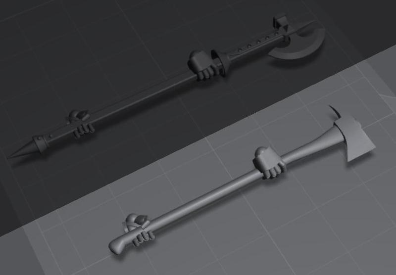 Trench Crusade: Fire axe for heavy mechanised infantry