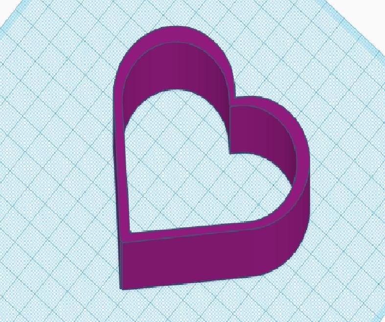 cortante corazon - heart shaped cutter