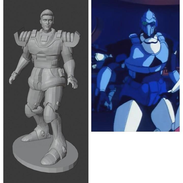 Robotech Masters - Angelo Dante Armor - 5 poses - Southern Cross